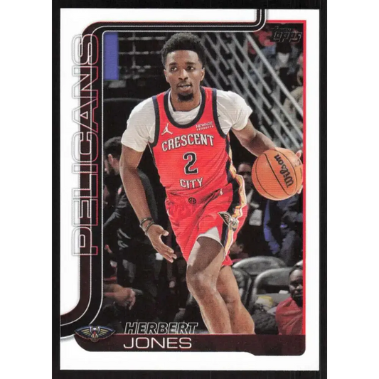 2025-26 Topps #189 Herbert Jones NM-MT New Orleans Pelicans Basketball Card