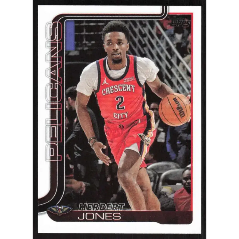 2025-26 Topps #189 Herbert Jones NM-MT New Orleans Pelicans Basketball Card - Basketball Card Single
