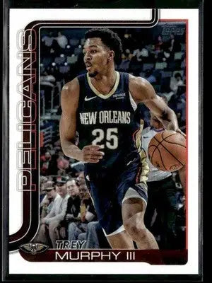 2025-26 Topps #190 Trey Murphy III - Basketball Card Single