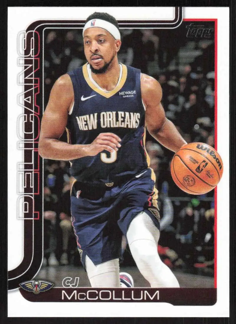2025-26 Topps #193 CJ McCollum NM-MT New Orleans Pelicans Basketball Card - Basketball Card Single