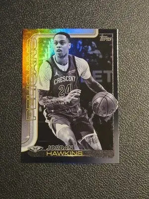 2025-26 Topps #194 Jordan Hawkins Blackout - Basketball Card Single