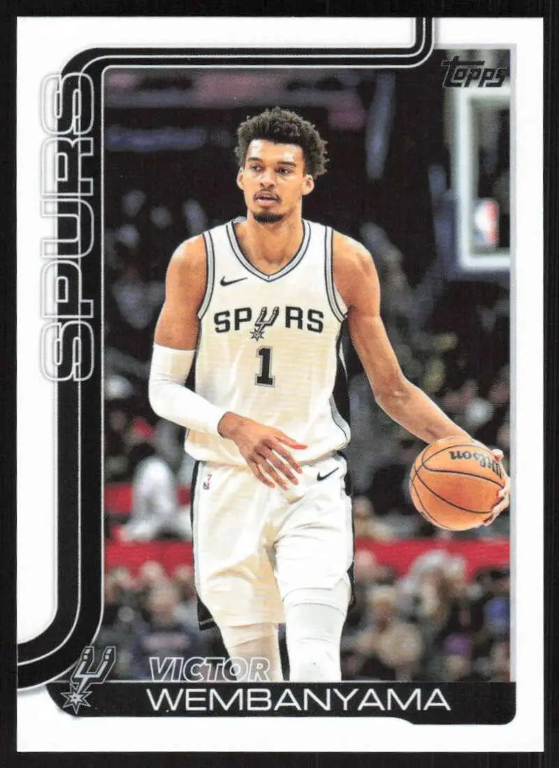 2025-26 Topps #195 Victor Wembanyama NM-MT San Antonio Spurs Basketball Card - Basketball Card Single