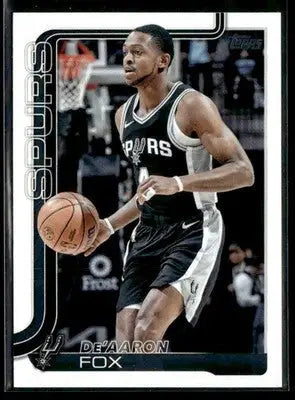 2025-26 Topps #196 De’Aaron Fox - Basketball Card Single