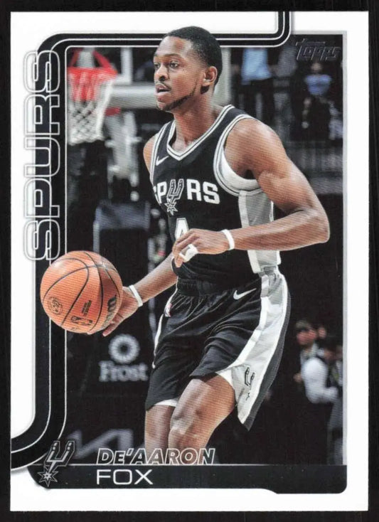 2025-26 Topps #196 De’Aaron Fox NM-MT San Antonio Spurs Basketball Card - Basketball Card Single