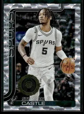 2025-26 Topps #197 Stephon Castle Crackleboard