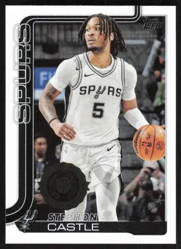 2025-26 Topps #197 Stephon Castle NM-MT Spurs ID:80830 - Basketball Card Single