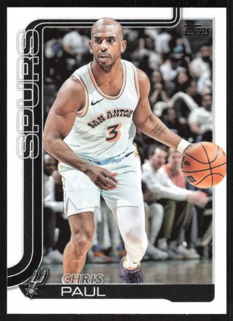 2025-26 Topps #198 Chris Paul NM-MT San Antonio Spurs Basketball Card - Basketball Card Single