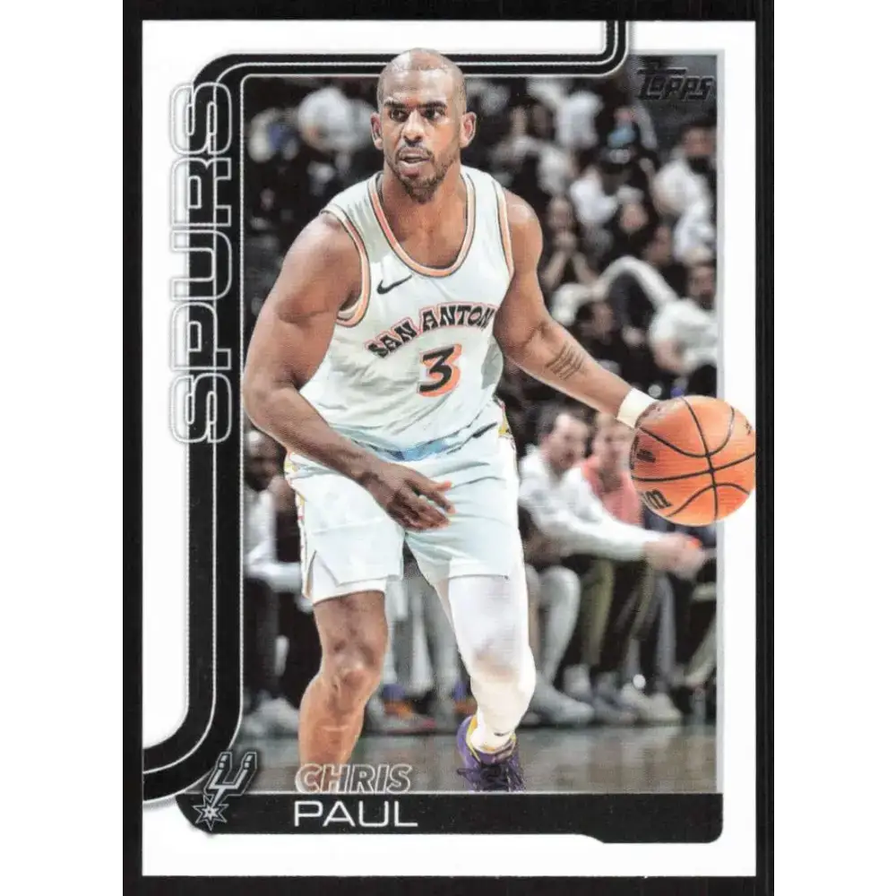 2025-26 Topps #198 Chris Paul NM-MT San Antonio Spurs Basketball Card - Basketball Card Single