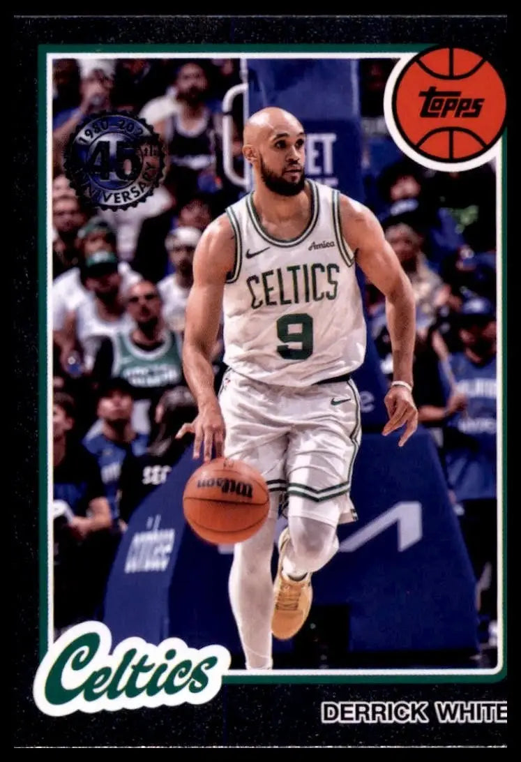 2025-26 Topps 1980-81 Anniversary Derrick White #80BK-43 Boston Celtics Card NBA - Basketball Card Single