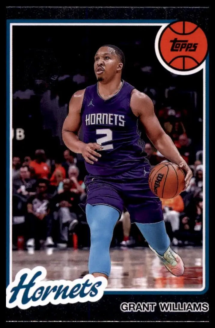 2025-26 Topps 1980-81 Anniversary Grant Williams #80BK-42 Charlotte Hornets Card