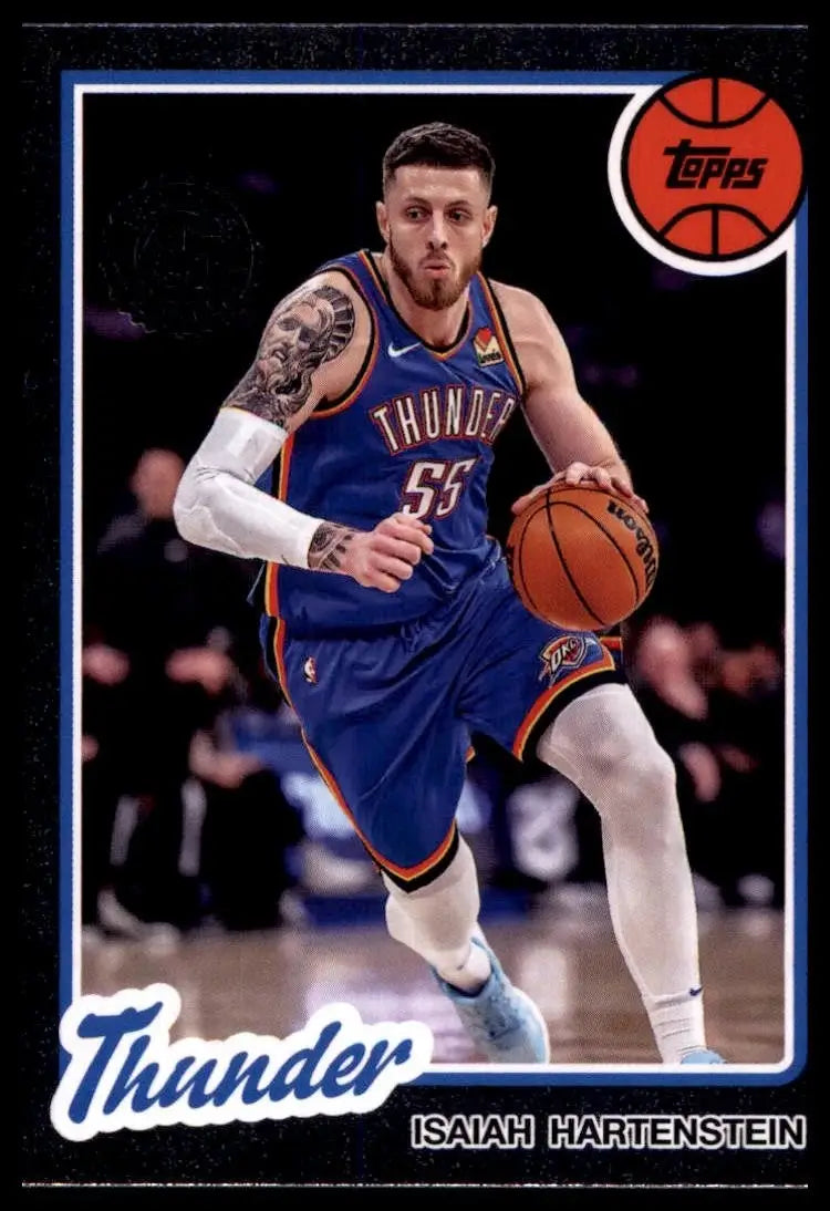 2025-26 Topps 1980-81 Anniversary Isaiah Hartenstein #80BK-15 OKC Thunder Card - Basketball Card Single
