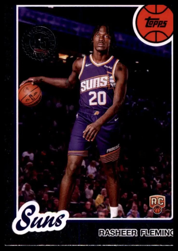 2025-26 Topps 1980-81 Anniversary Rasheer Fleming Rookie #80BK-74 Phoenix Suns - Basketball Card Single