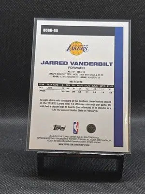 2025-26 Topps - 1980-81 Topps Basketball Jarred Vanderbilt #80BK-50 Pink - Basketball Card Single