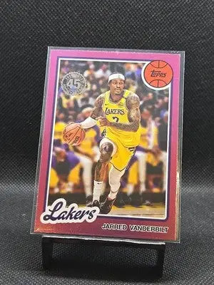 2025-26 Topps - 1980-81 Topps Basketball Jarred Vanderbilt #80BK-50 Pink - Basketball Card Single