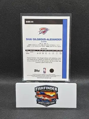 2025-26 Topps - 1980-81 Topps Basketball Shai Gilgeous-Alexander #80BK-91 - Basketball Card Single