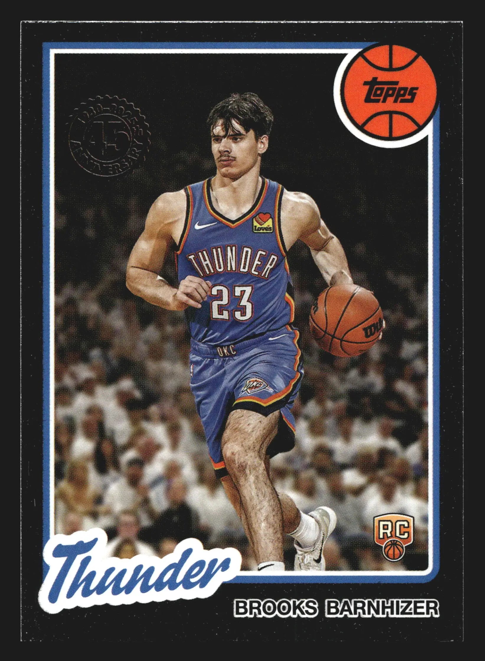 2025-26 Topps 1980-81 Brooks Barnhizer #80BK-87 Thunder RC - Basketball Card Single