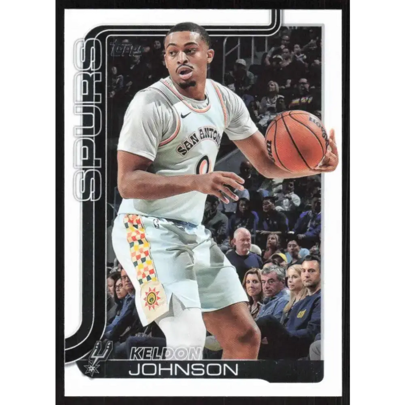2025-26 Topps #200 Keldon Johnson NM-MT San Antonio Spurs Basketball Card - Basketball Card Single