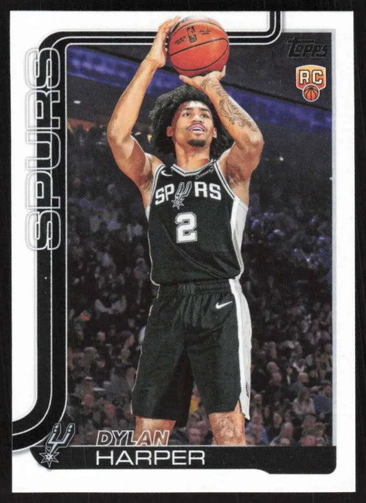 2025-26 Topps #202 Dylan Harper NM-MT RC Rookie San Antonio Spurs Basketball Card