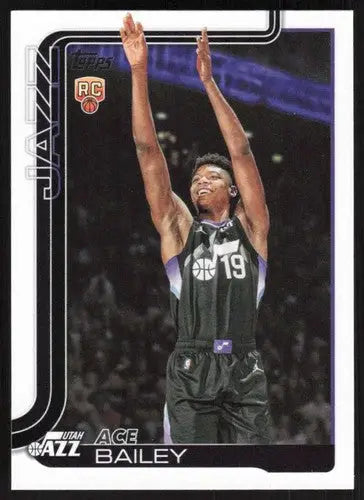 2025-26 Topps #205 Ace Bailey NM-MT RC Rookie Jazz ID:80831 - Basketball Card Single