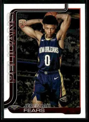 2025-26 Topps #207 Jeremiah Fears - Basketball Card Single