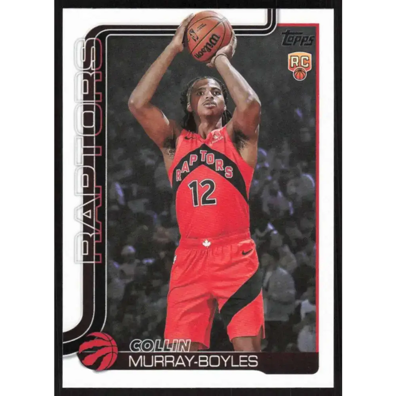 2025-26 Topps #209 Collin Murray-Boyles NM-MT RC Rookie Toronto Raptors Basketball Card - Basketball Card Single