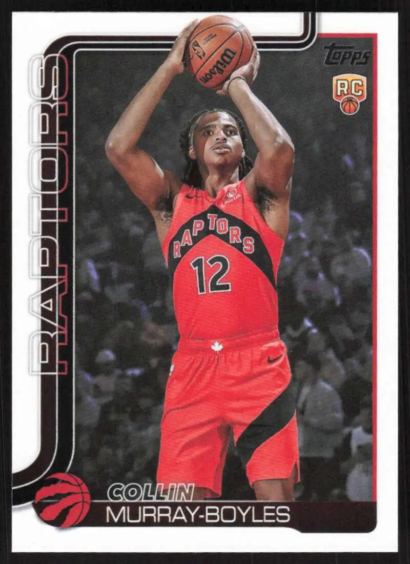 2025-26 Topps #209 Collin Murray-Boyles NM-MT RC Rookie Toronto Raptors Basketball Card - Basketball Card Single