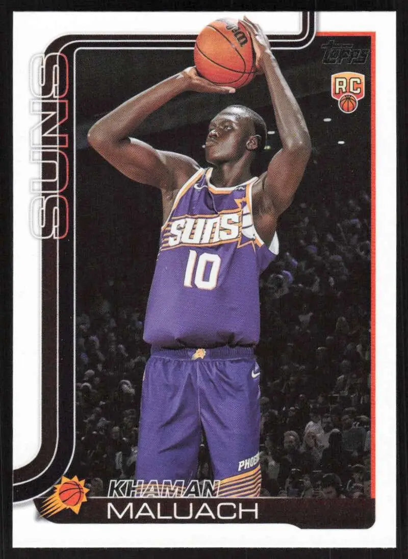 2025-26 Topps #210 Khaman Maluach NM-MT RC Rookie Phoenix Suns Basketball Card - Basketball Card Single