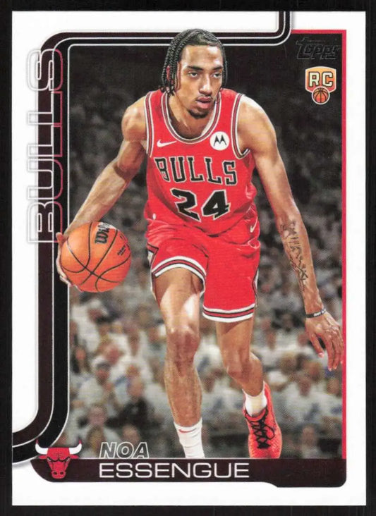 2025-26 Topps #212 Noa Essengue NM-MT RC Rookie Chicago Bulls Basketball Card