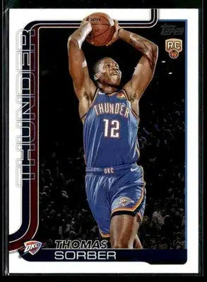 2025-26 Topps #215 Thomas Sorber - Basketball Card Single