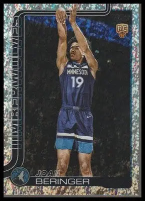 2025-26 Topps #217 Joan Beringer Sandglitter Timberwolves Rookie