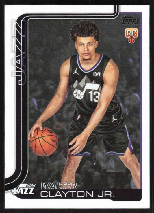 2025-26 Topps #218 Walter Clayton Jr. NM-MT RC Rookie Utah Jazz Basketball Card