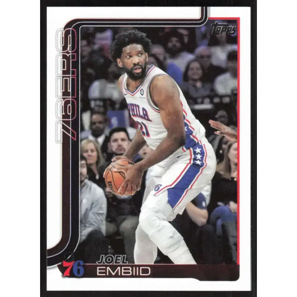 2025-26 Topps #22 Joel Embiid NM-MT Philadelphia 76ers Basketball Card