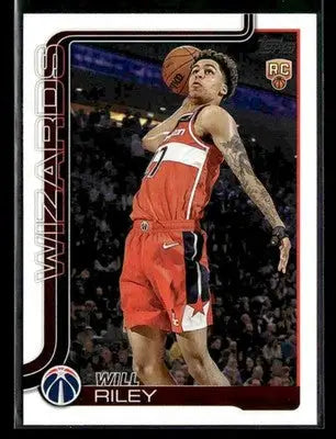 2025-26 Topps #221 Will Riley - Basketball Card Single