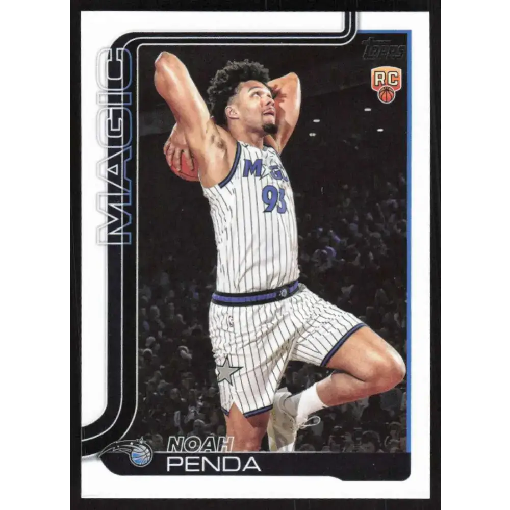 2025-26 Topps #232 Noah Penda NM-MT RC Rookie Orlando Magic Basketball Card - Basketball Card Single