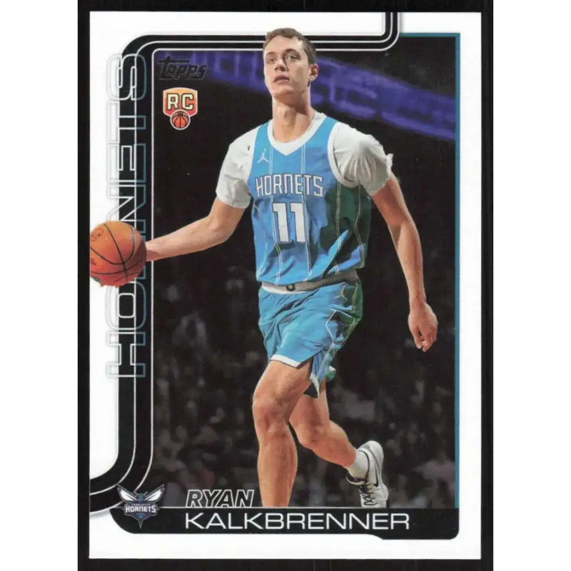 2025-26 Topps #234 Ryan Kalkbrenner NM-MT RC Rookie Charlotte Hornets Basketball Card - Basketball Card Single