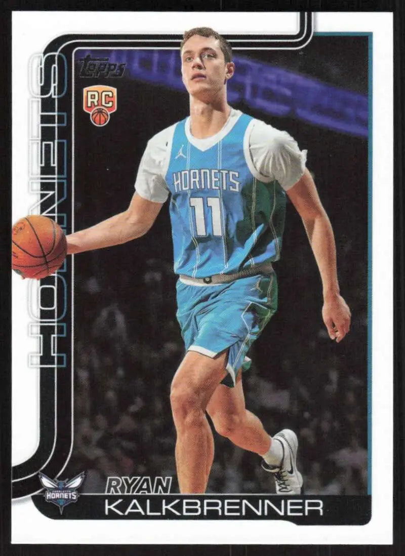 2025-26 Topps #234 Ryan Kalkbrenner NM-MT RC Rookie Charlotte Hornets Basketball Card - Basketball Card Single