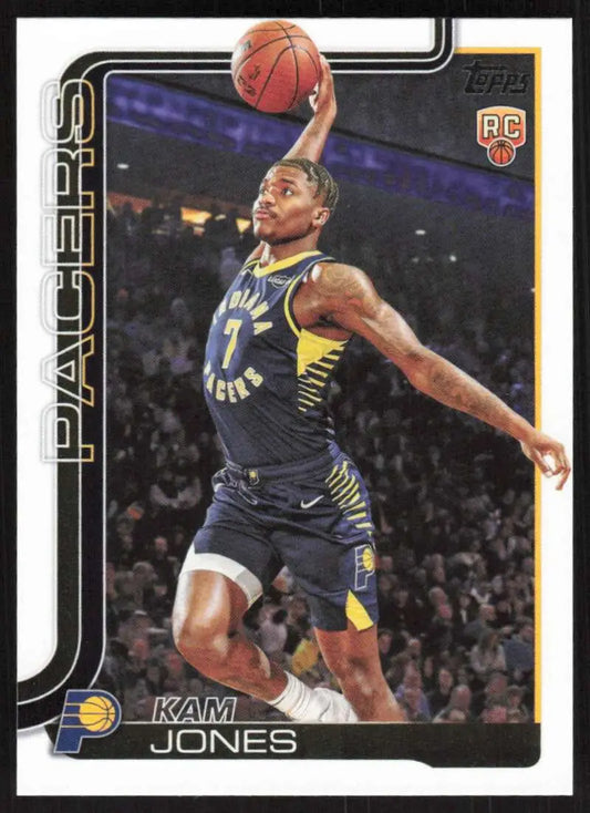 2025-26 Topps #239 Kam Jones NM-MT RC Rookie Indiana Pacers Basketball Card - Basketball Card Single
