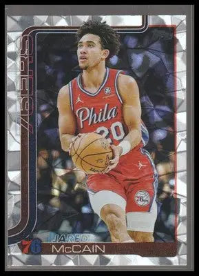 2025-26 Topps #24 Jared McCain Diamante 76ers