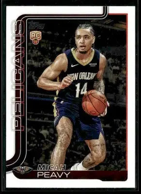 2025-26 Topps #241 Micah Peavy - Basketball Card Single