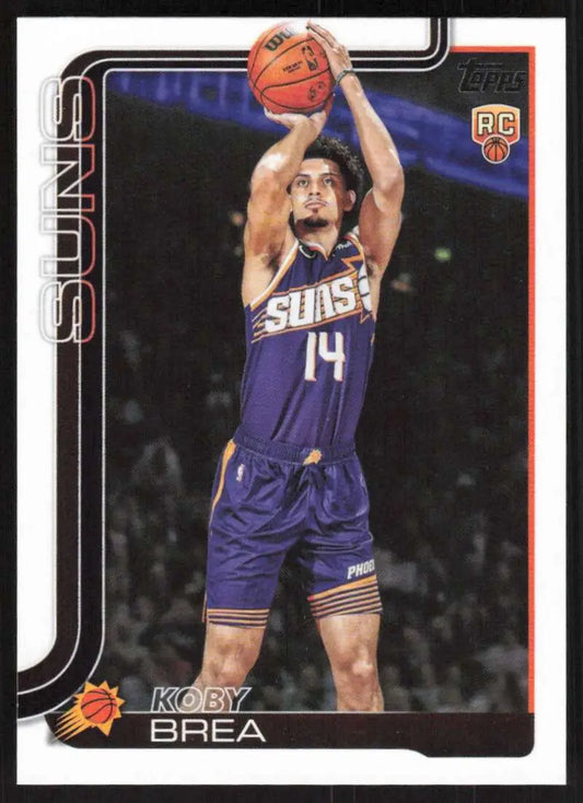 2025-26 Topps #242 Koby Brea NM-MT RC Rookie Phoenix Suns Basketball Card