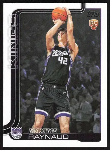 2025-26 Topps #243 Maxime Raynaud NM-MT RC Rookie Sac Kings ID:80838 - Basketball Card Single