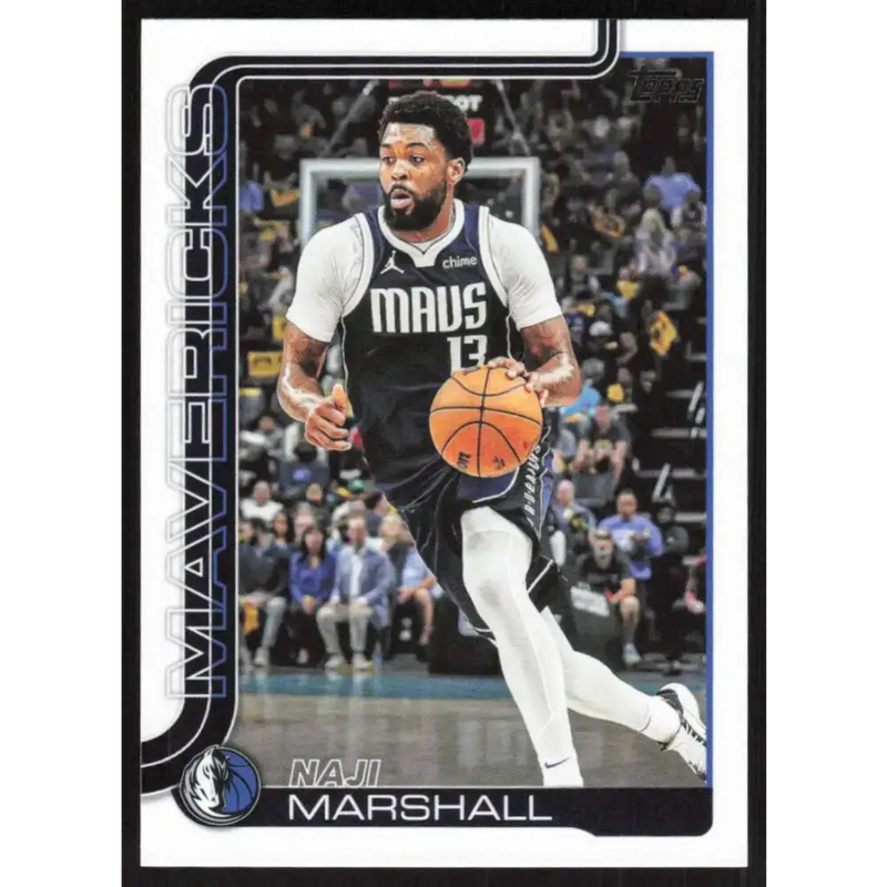 2025-26 Topps #246 Naji Marshall NM-MT Dallas Mavericks Basketball Card - Basketball Card Single