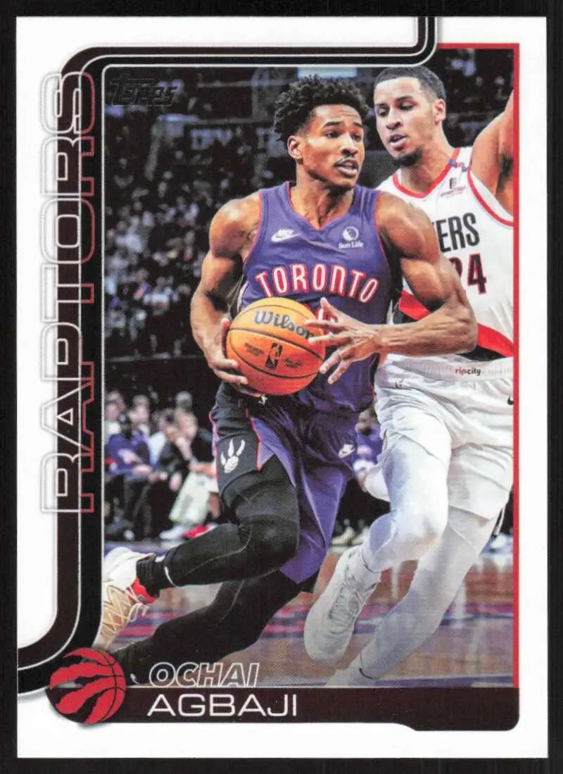 2025-26 Topps #247 Ochai Agbaji NM-MT Raptors ID:80841 - Basketball Card Single