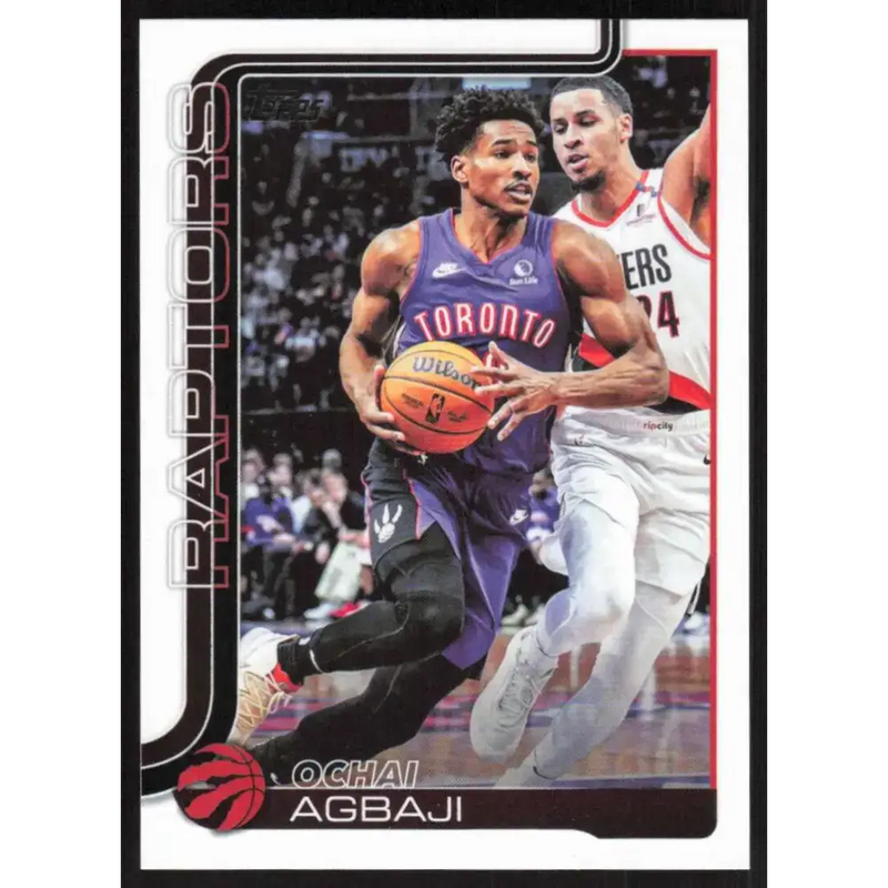 2025-26 Topps #247 Ochai Agbaji NM-MT Toronto Raptors Basketball Card - Basketball Card Single