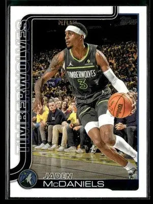 2025-26 Topps #248 Jaden McDaniels - Basketball Card Single