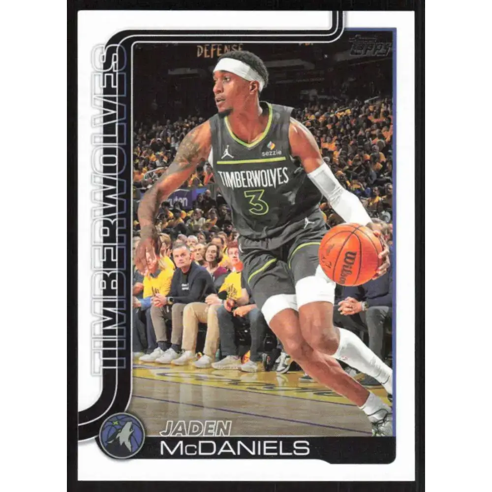 2025-26 Topps #248 Jaden McDaniels NM-MT Minnesota Timberwolves Basketball Card - Basketball Card