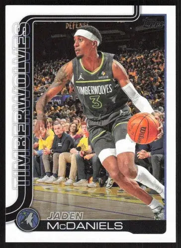 2025-26 Topps #248 Jaden McDaniels NM-MT Timberwolves ID:80842 - Basketball Card Single