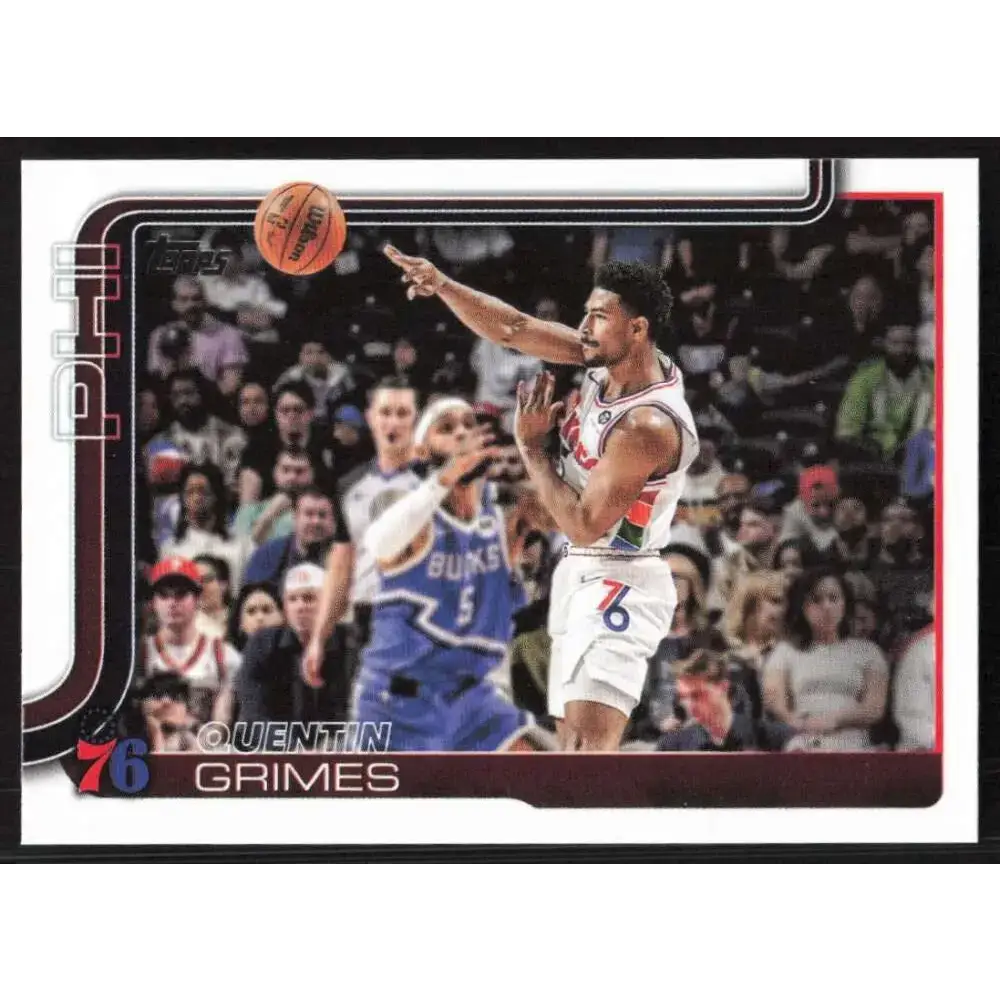 2025-26 Topps #25 Quentin Grimes NM-MT Philadelphia 76ers Basketball Card - Basketball Card Single