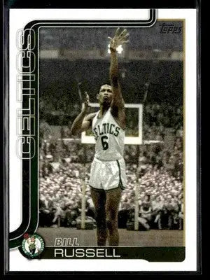 2025-26 Topps #251 Bill Russell Base HOF Boston Celtics - Basketball Card Single