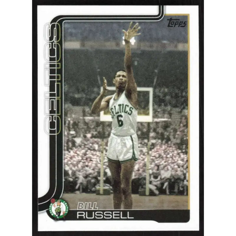 2025-26 Topps #251 Bill Russell NM-MT Boston Celtics Basketball Card - Basketball Card Single